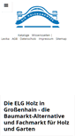 Mobile Screenshot of elgholz-grossenhain.de